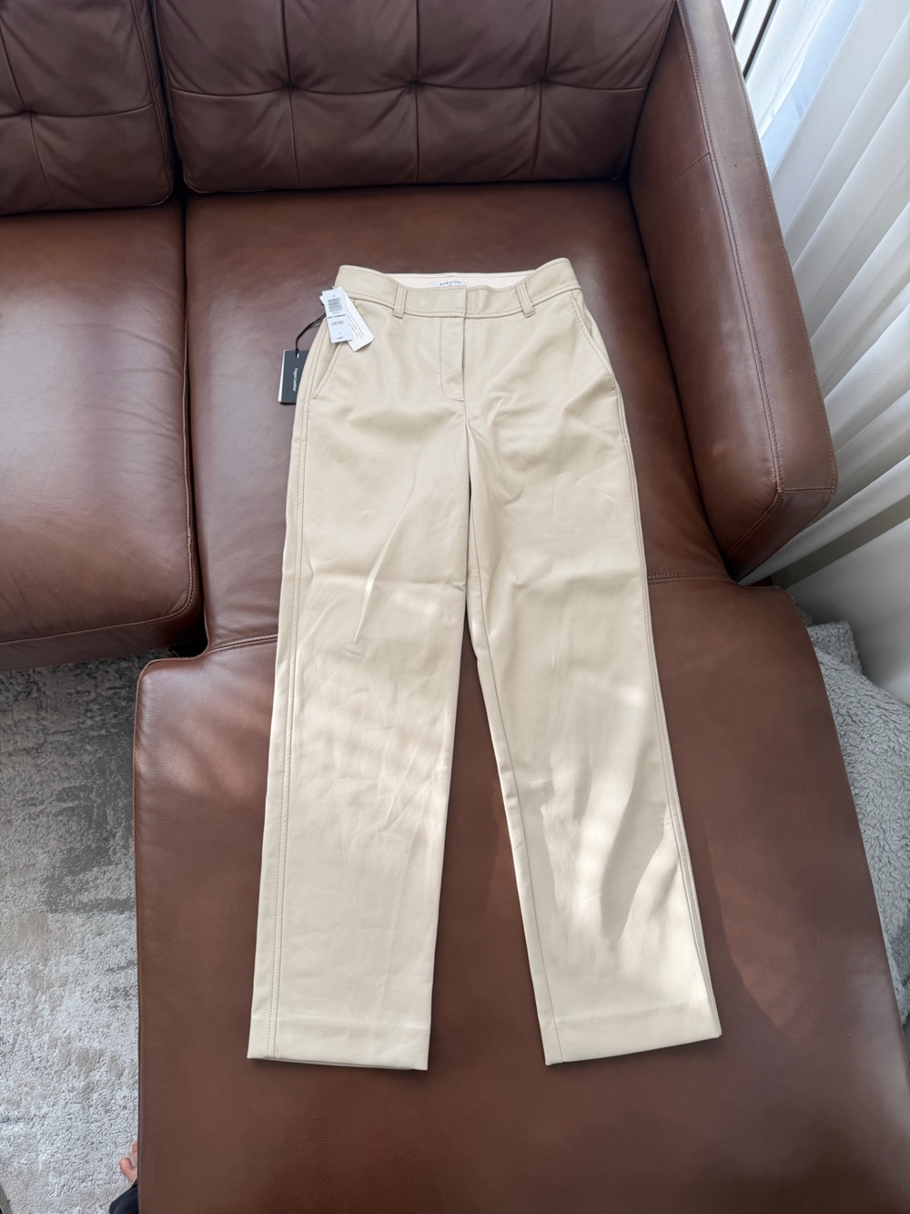 NEW Babaton Aritzia command pleather pant